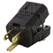 Ac Works Straight Blade Plug, 5-15P, 15 A, 125V AC, 2 Pole, Screw Terminals, Grounded ASQ515P-BK - alternate 6